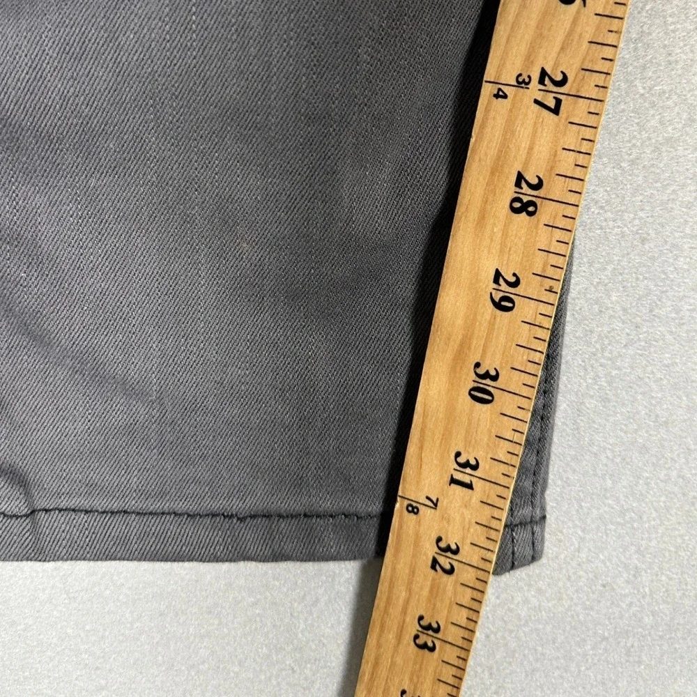 Levis 511 Jeans Mens 30X32 Charcoal Grey Slim Fit Straight Leg Red Tab Denim